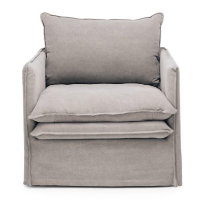 HAMILTON ARMCHAIR SLIPCOVER SOFA - 3 COLOURS