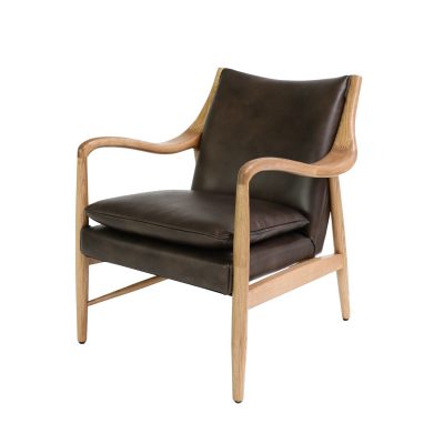 TANNER LEATHER ARMCHAIR - 2 COLOURS