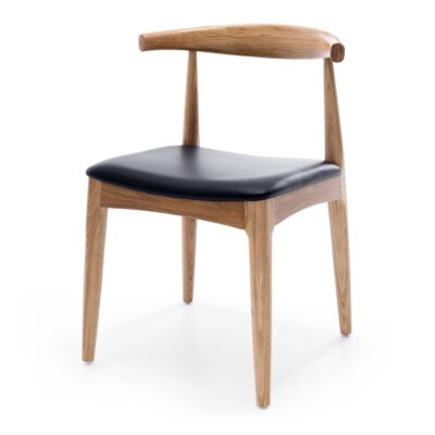 ELBOW NATURAL OAK DINING CHAIR