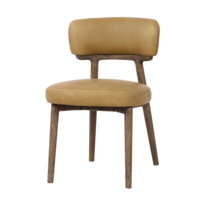 WILLOW DINING CHAIR IN GINGER LEATHER
